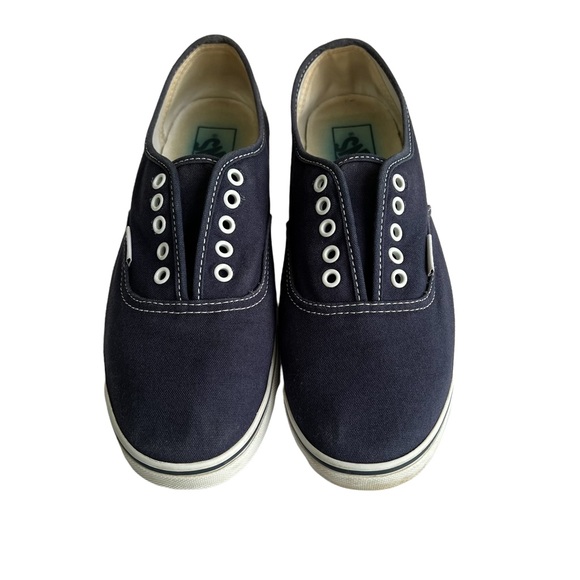 Vans Unisex Womens Shoes Size 8.5 Mens 7 Classic Low Top Lace Up Canvas Blue - Picture 5 of 12